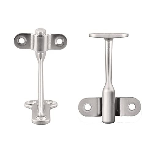 HOME MASTER HARDWARE Handrail Bracket for Stairs, Satin Nickel, 3 Pack - color: Satin Nickel, size: 3 Pack