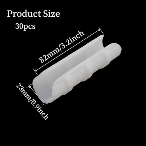 30 Pack 7/8" Garden Clips Removable Farming Tube Clip Connector - size: 7/8"