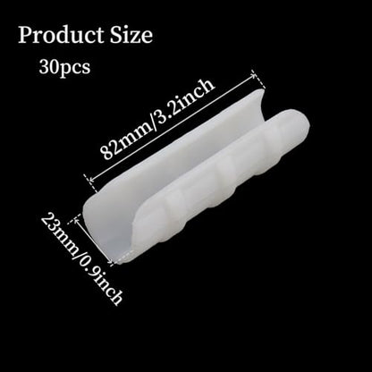 30 Pack 7/8" Garden Clips Removable Farming Tube Clip Connector - size: 7/8"