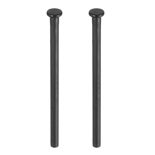 MECCANIXITY 2pcs 4" Door Hinge Pins Removable, Matte Black - color: Matte Black, size: 4 Inch