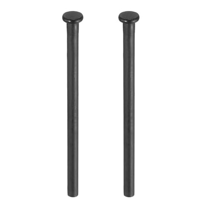 MECCANIXITY 2pcs 4" Door Hinge Pins Removable, Matte Black - color: Matte Black, size: 4 Inch