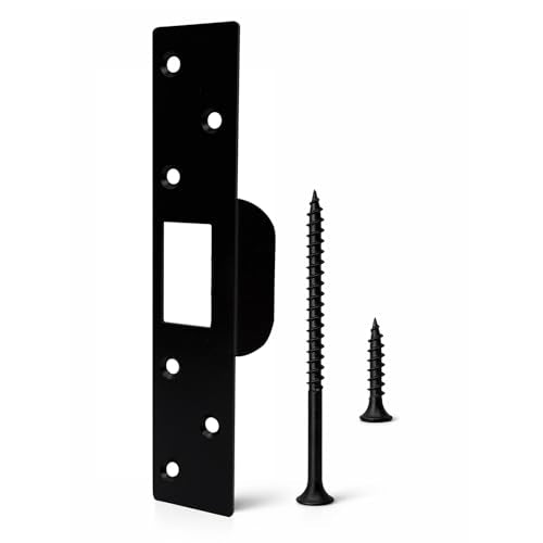 7 Inch Extra Long Door Strike Plate, Heavy Duty Metal Frame Repair Plate