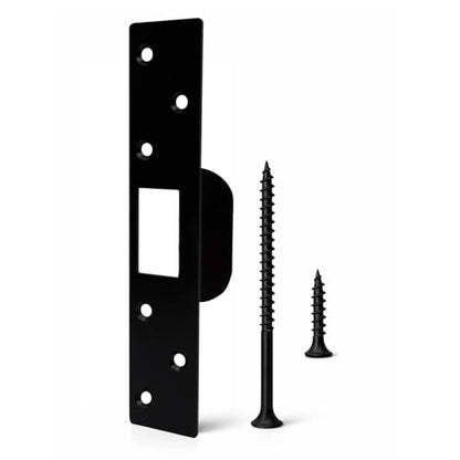 7 Inch Extra Long Door Strike Plate, Heavy Duty Metal Frame Repair Plate