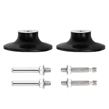 HOMO FABER 3 Inch Roll Lock Disc Pad Holder, Quick Change Adapter 2 Pack - style: 2 PACK - 3'' Sanding Pad