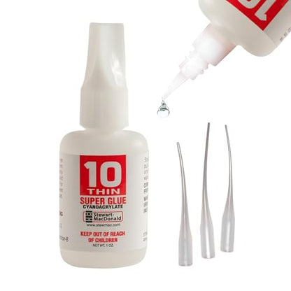 StewMac Super Glue No. 10 Thin, 1 oz - Guitar Glue - size: No. 10 Thin