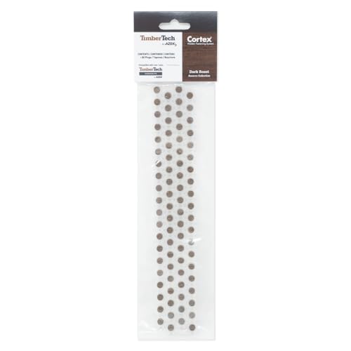 TimberTech Collated Cortex Replacement Plugs 80 Count – Dark Roast