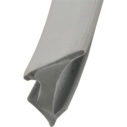 Prime-Line P 7792 Glass Glazing Spline, Gray Vinyl, 200 ft. (1 Roll)
