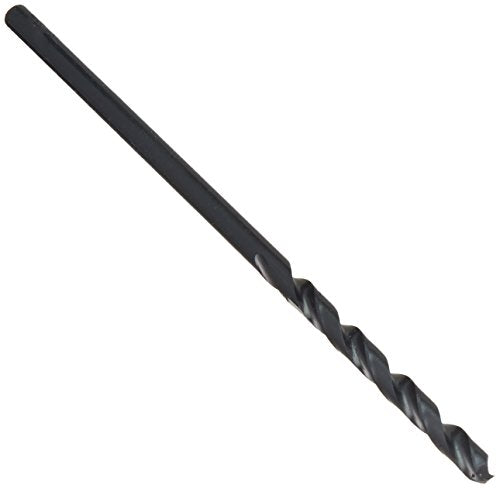 IRWIN Tools 66714 Single Black Oxide High-Speed Steel Drill Bit with Aircraft Extension, 6" - size: 7/32" x 6", style: 1pc