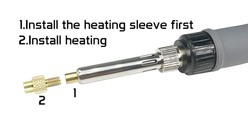 Heat Set Insert tip Tool Vertical Heat Pressing Machine Heat Brass Inserts 3D Printing Thread Knurled Nut M2 M2.5 M3 M4 M5 M6 (Heat Set Insert) - style: Heat Set Insert