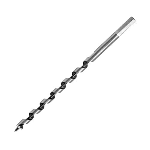 3/8" Diameter 3/8" Hex Shank 9" Ship Auger Drill Bit - size: 3/8 in