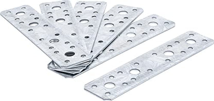 BGS Diy 80795 | Flat Steel Connector Set | 200 x 60 x 2 mm | 4 pcs.