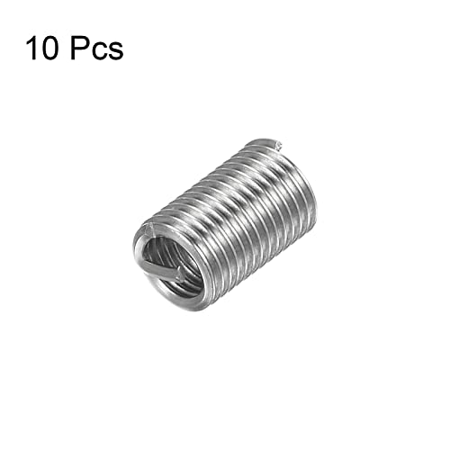 HARFINGTON 10pcs Wire Thread Inserts M4 x 0.7 3D 304 Stainless Steel Helical Coiled Wire Threaded Sleeve - size: M4 x 0.7