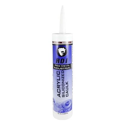 Red Devil 08464I RD Pro Construction Grade Siliconized Acrylic Sealant, 10.1 oz., Brown, 1 Pack - color: Brown, style: 1 - Pack