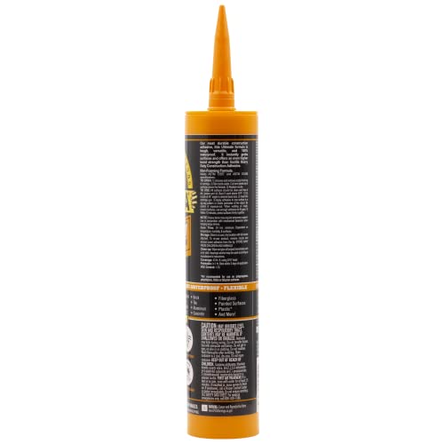 Gorilla Heavy Duty Ultimate Construction Adhesive, 9 Ounce Cartridge, White, (Pack of 2) - size: 2 - Pack