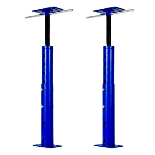 OUTLANE House Floor Jacks, 2 Pack 19"-36" Adjustable Jack Post 18000 LBS - color: Blue, size: 19"-36"