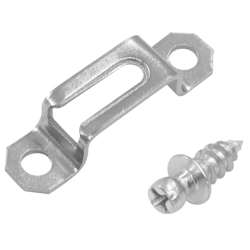 20Pcs Silver Concealed Connector, Half Pass - style: Silver-Half Pass