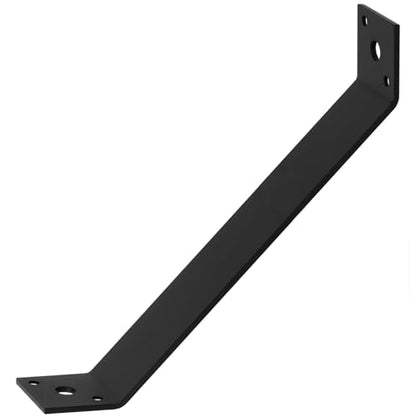 4 Pack 11-1/8" x 1-1/2" 45-Degree Angle Bracket for Post Pergola - size: 11-1/8" x 1-1/2"