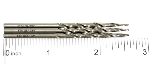 FTG USA 3 Pk #4 (7/64") HSS M2 Tapered Replacement Bits for TCT Countersink - size: #4 (7/64"), style: Standard Flute 3-Pack