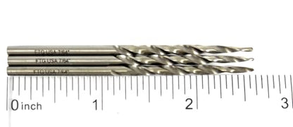 FTG USA 3 Pk #4 (7/64") HSS M2 Tapered Replacement Bits for TCT Countersink - size: #4 (7/64"), style: Standard Flute 3-Pack