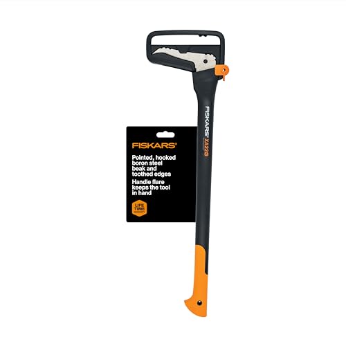 Fiskars 28" Hookaroon, Sharp and Lightweight Pickaroon Tool for Firewood - style: Hookaroon (28 In)