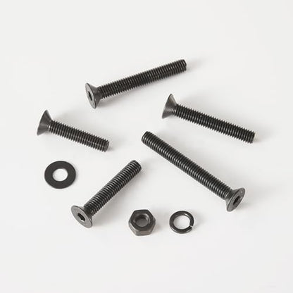 70 PCS M8 x 30mm 35mm 40mm 45mm 50mm, Flat Head Hex Socket Cap Screws Countersunk Bolts Washers Nuts Assortment Kit, 10.9 Grade Alloy Steel, Black Oxide Finish, Metric Allen Drive - size: M8x30/35/40/45/50 mm