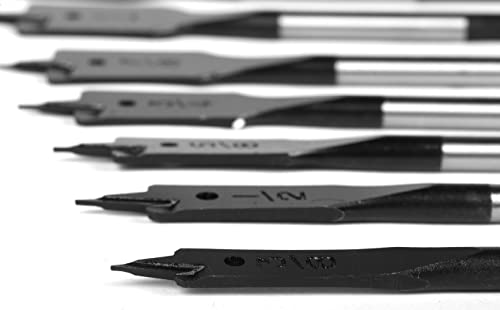 WEN DB818P 8-Piece 6-Inch Wood Spade Bit Set with Carrying Case - style: Spade Bit Set