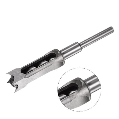 uxcell Square Hole Drill Bit, 1" High-Carbon Steel Hollow Chisel Mortise Power Tool for Woodworking - size: 1 in