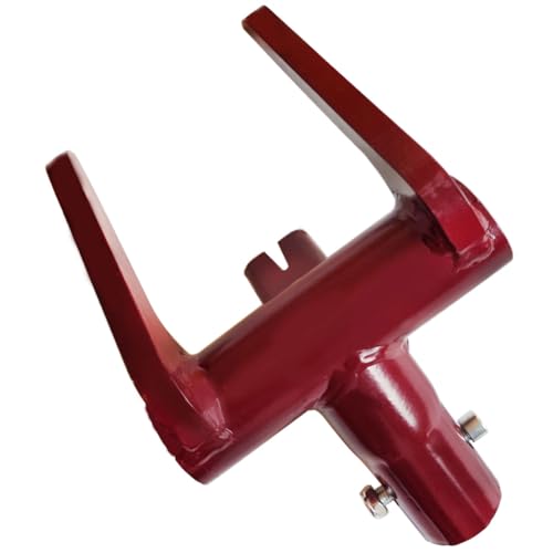 Pallet Buster Tool Pallet Breaker Head Only, Pallet Disassembly Tool with Nail Puller, Pallet Removal Tool for Removing Wooden Pallet Boards, Red