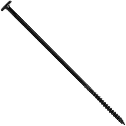 Jake Sales 15x8 Black Wafer Head Structural Lag Screws. Used for Log Construction, Timber Framing, Laminated Beams and Pole Barns Among Other Uses. T-30 Torx/Star Drive (Full Box ~350 Screws) - size: 8"