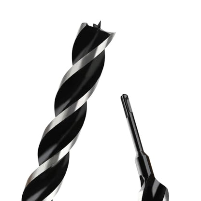 1-1/2" x 18" Auger Drill Bit with SDS Plus Shank for Wood - size: 1-1/2"x18"