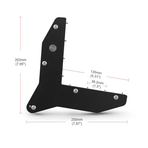 Miter Clamps Aluminum Alloy Compatible with Woodworking/Corner Clamps Fit for Making Window Casing, Door Casing, Picture Frames, Cabinet Trim (2pcs) - style: 2pcs