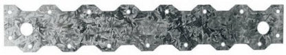 Strap Tie, 20 Gauge, Zinc, 2-1/16 x 12-13/16-In.