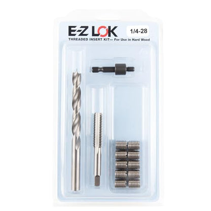 E-Z LOK Thread Repair Kit, 0.25-28 - size: 1/4-28, style: Stainless Steel