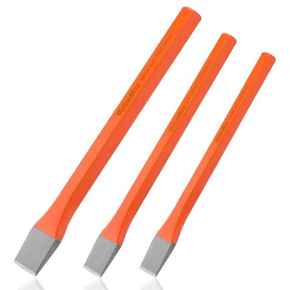 ValueMax 3-Piece Heavy-Duty Cold Chisel Set, Metal Chisel Set - size: Small