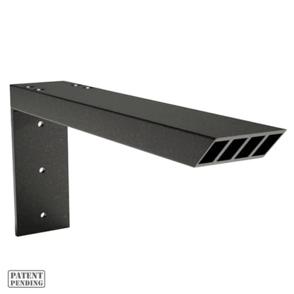 Solid Heavy Duty 24 Inch Industrial L Countertop Support Bracket, 1 Count, Shelf Brackets, DIY Kitchens, and vanities installations. Made with American Aluminum by The Original Granite Bracket. - size: 24 Inches, style: Industrial