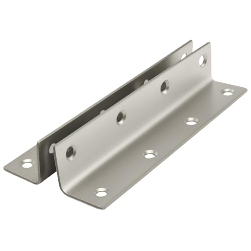 4 Pcs Corner Brace Angle Bracket, 5.5"x 1", Stainless Steel - size: silver,5.5"x 1"