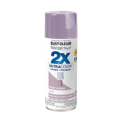 Rust-Oleum Painter's Touch 2X Spray Paint, Gloss Dreamy Lavendar - color: Gloss Dreamy Lavendar, size: 12 Ounce (Pack of 1)