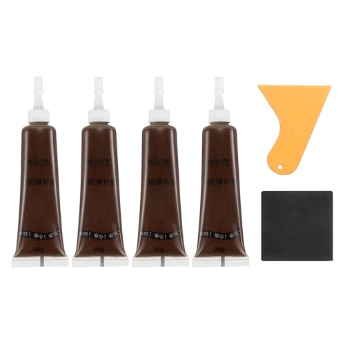 uxcell Wood Repair Kit,4Pcs Touch Up Filler Wood,Solid Black - color: Solid Black