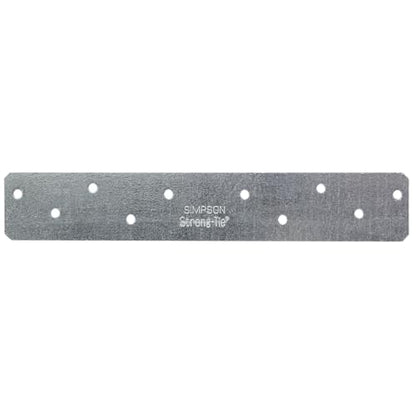 Simpson Strong-Tie HRS8 HRS 8 in. 12-Gauge Galvanized Heavy Strap Tie - size: 1 Each