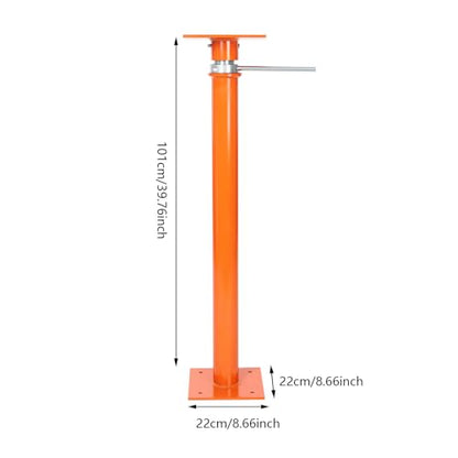 House Floor Jack, 37"-61" Height Range, 12000 lbs Max Load Capacity, Lift Support Telescoping Jack Post, Steel Temporary Support Column, Adjustable Jacking Post for Basement, Beam, Construction - size: 37"-61"