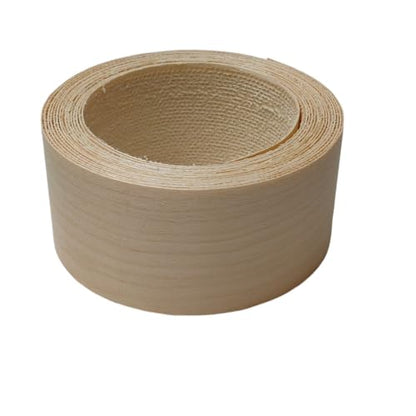 Birch Wood Veneer Edge Banding Roll,2 inch X 13 ft Iron-On Pre-Glued Edging Tape with Hot Melt Adhesive,Ideal for Plywood, Furniture, Drawers, Shelves Renovation - color: Birch, size: 2 inch