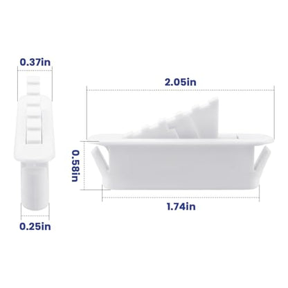 White Window Sash Vent Stops 1762 Nylon Snap-in Window Stopper 4PCS