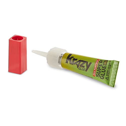 Krazy Glue All Purpose Superglue Gel with Precision Tip (2g x 6 Tubes) - size: 6 Count