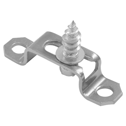 20Pcs Silver Concealed Connector, Half Pass - style: Silver-Half Pass