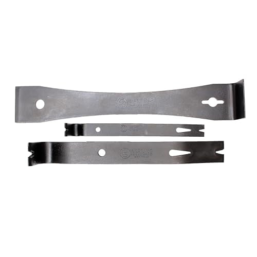 Mayhew Tools 98605 Utility Bar Set, Black Oxide Finish, 3-Piece Flat Bar Set - size: 3-Piece Flat Bar Set