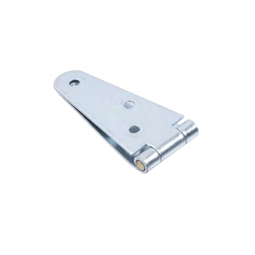 Geesatis 2" Strap Hinges Heavy Duty Gate Hinges,Iron,12Pcs Silver - color: Silver, size: 2inch(12Pcs)