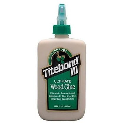 4 Pack Franklin 1413 Titebond III Ultimate Wood Glue - 8-oz Bottle
