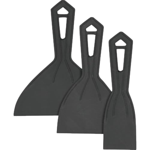 Warner 3-Pack Plastic Putty Knives, 1-Each 1-1/2", 3" & 6", 8150 - size: 3 Pack