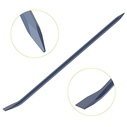 Hexagonal Connecting Bar Sleever Line-Up Bar 36"(900mm) Steel Crowbar for Prying and Aligning with Chisel End, Mn Steel - size: 36 Inch