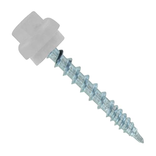 ST Fastening ZXL Woodbinder Metal Roofing Screws #10 x 1-1/2" - color: Polar White, size: #10 x 1-1/2"